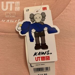 KAWS x Uniqlo - Pink, Large